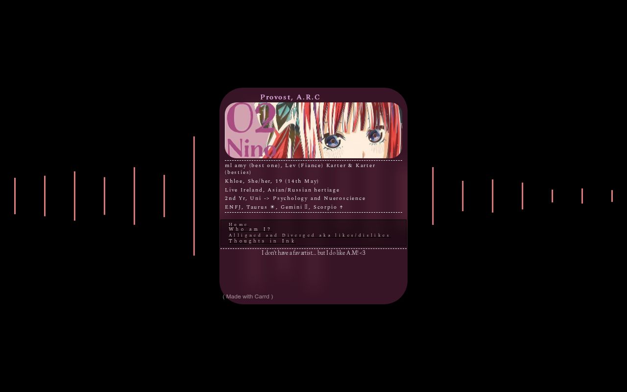Carrd profile picture for @provost